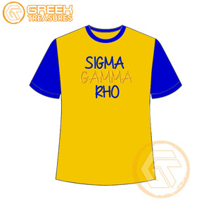 Vente en gros de t-shirt Sigma Gamma Rho pour femmes vêtements de sororité jersey de coton t-shirt respirant de haute qualité vêtements grecs pour femmes - Product Image 2