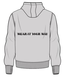 Qualité de luxe hommes 100% coton surdimensionné pull à capuche poids lourd bouffée impression personnalisé Streetwear lettre motif fait BD - Product Image 4