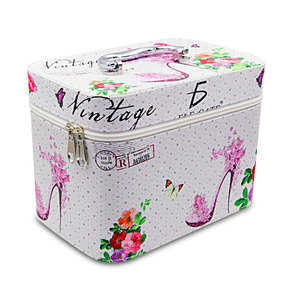 Large Capacity Cosmetic Bag Printed for Toiletry Travel Case 3-Piece Diamond Dot Pattern <b>Makeup</b> Organizer <b>Box</b> with Zipper - Product Image 2