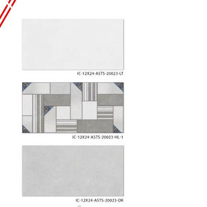 Carreaux muraux en céramique architecturaux 300x600mm pour salle de bain et cuisine, finition brillante ou mate, texture effet sucre sculpté, pour espaces muraux haut de gamme - Product Image 1