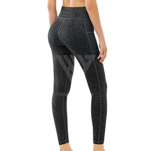 Vêtements de sport en gros, leggings de sport personnalisés pour femmes, tissu doux à taille haute, séchage rapide, leggings de yoga - Product Image 3