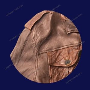 Personnalisé hommes 350 GSM poids lourd français fermeture éclair pull hiver cuir luxe vestes mode hommes Denim jean veste - Product Image 5