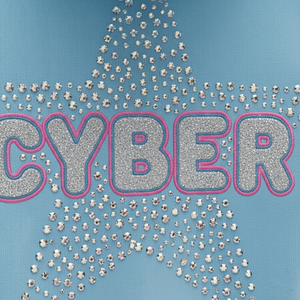 Custom Logo Rhinestone Star Zip Pullover Hoodie <b>Y2K</b> Cyber Bubble Letters Baby Blue Unisex Winter <b>Streetwear</b> 100% Cotton Fleece - Product Image 5