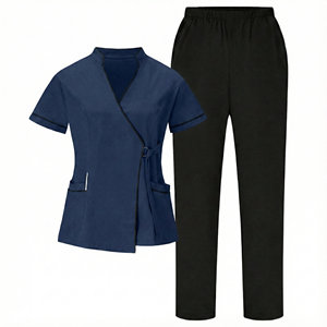 Ensembles de blouses médicales personnalisées, uniformes d'infirmière pour femmes, costumes de médecin d'hôpital, tuniques élégantes pour dentistes, prix de gros pour ensembles de blouses - Product Image 4