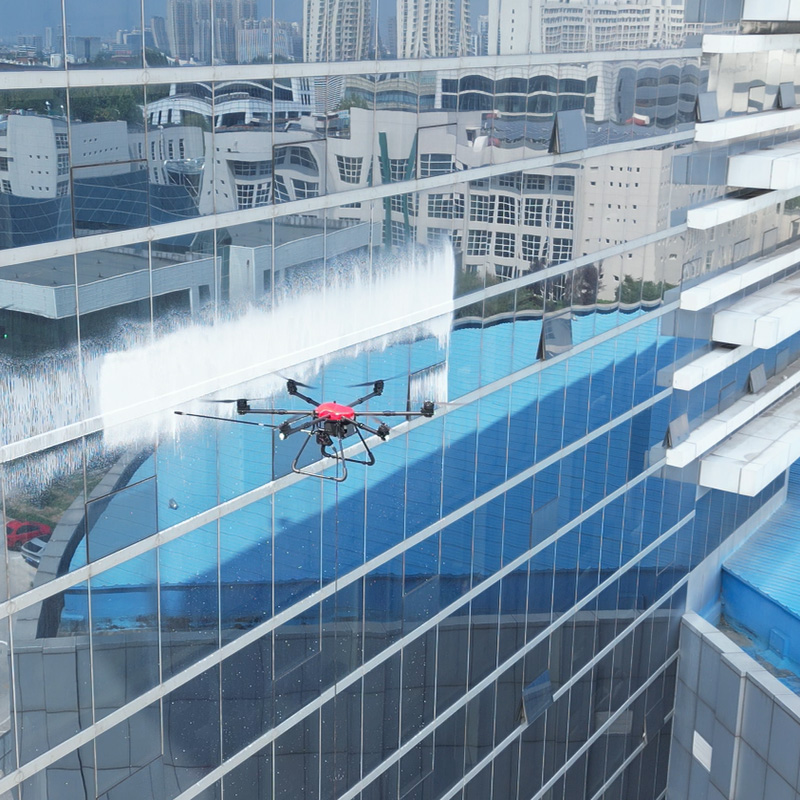 Versatile Cleaning Drone for Roof Washing Equipment Smart Aerial System Efficient Exterior Surface Maintenance Solution