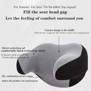 Nueva FORMA DE U de viaje cuello almohada acupresión cuello almohada coche dormir reposacabezas almohada Bienvenido a personalizar - Product Image 2