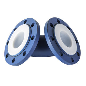 Bridas de Codo para Tubería de Acero Revestidas de PTFE de Alta Calidad, Marca <span class=keywords><strong>FUHAO</strong></span>, Modelo YH003, Baja y Alta Presión para Transporte y Almacenamiento de Fluidos Altamente Corrosivos - Product Image 2