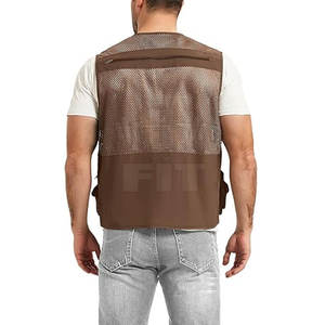 Gilet utilitaire de nouveau style en gros d'usine avec logo personnalisé, dernier modèle, meilleur gilet utilitaire - Product Image 4