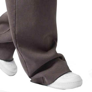 Pantalons de survêtement unisexe streetwear de haute qualité avec logo personnalisé pantalons de survêtement en molleton uni 100% coton pour hommes vente en gros - Product Image 6