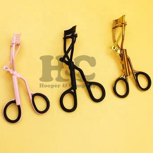 Nuevo Rizador de Pestañas Mini Personalizado, Herramienta de Belleza Ecológica de Acero Inoxidable Negro, Rizador de Pestañas de Visón - Product Image 2