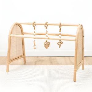 Fournisseur de gyms de jeu pour bébés en rotin naturel de qualité excellente, vente de tapis de jeu faits à la main pour nouveau-nés - Product Image 4