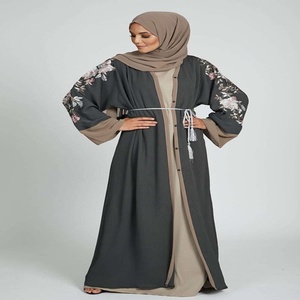 Abaya musulmane pour filles en gros personnalisé ODM dernier 2023 - Product Image 6