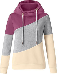 Venta al por mayor estilo de EE. UU. Señoras con capucha Zip ropa de algodón Otoño/Invierno sudaderas con capucha de gran tamaño para las mujeres de moda y asequible - Product Image 1