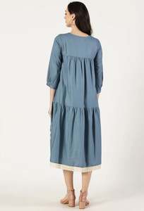 Embroidered Boho Summer <b>Dress</b> for Women Ukrainian Resort <b>Style</b> <b>Kaftan</b> Trending's Women Stylish Fashion Wear Designer Ukrainian - Product Image 2