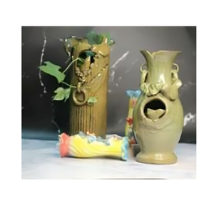 Maceta de cerámica que realza la belleza de las plantas mientras se integra naturalmente con el estilo bohemio, rústico o moderno. - Product Image 2