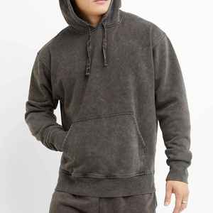 Hoddies bordado 450g 500g sudadera con estampado de burbujas de alta calidad de gran tamaño 100% algodón mejores sudaderas con capucha fabricante hombres - Product Image 5