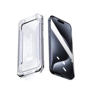 Protector de Pantalla de Vidrio Templado Anti-Espía 9H de Cobertura Completa con Aplicación Fácil y Eliminación de Polvo para iPhone 13 14 15 <span class=keywords><strong>16</strong></span> 17 Pro Max - Product Image 4