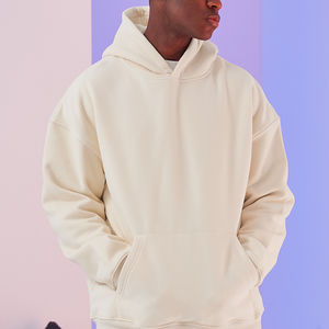 Sweats à capuche pour hommes en coton biologique de haute qualité sur mesure sweats d'hiver solides à capuche par sublimation avant 500 grammes OEM - Product Image 3