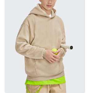 Sudadera con capucha personalizada al por mayor, ropa urbana de lujo, algodón francés, sudadera con capucha con logo personalizado, impresión en relieve, talla grande para hombre. - Product Image 3