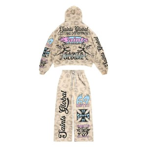 ชุดวอร์มมีฮู้ดแบบมีเชือกผูกเอว ผ้าฝ้าย 100% ระบายอากาศได้ดี ทรงทันสมัย เหมาะสำหรับออกกำลังกายกลางแจ้งในฤดูหนาว  สำหรับทั้งชายและหญิง - Product Image 4