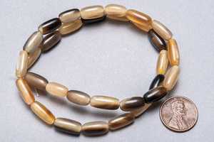 Cuentas de Hueso Talladas en Varios Tamaños, Color Blanco, para Diseñadores de Joyería, Tiendas de Cuentas y Manualidades - Product Image 3