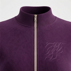 Conjuntos Deportivos de Felpa de Algodón Puro para Mujer, Elegantes, con Etiqueta de Logotipo Personalizable, de Alta Calidad, Suaves y Cálidos para Gimnasio - Product Image 4