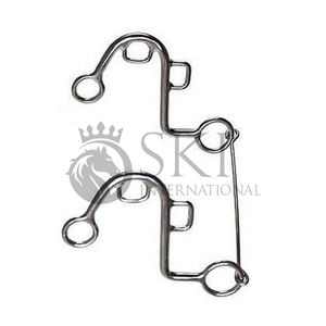 Meilleure qualité en acier inoxydable Hackamore longue tige fabrication Offre Spéciale équitation sans mors Western OEM ODM produits équestres - Product Image 4