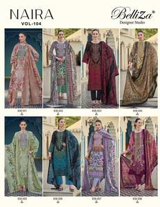 Matériel de robe prêt à l'emploi à impression numérique en coton de qualité supérieure pour la collection de vêtements de fête de Salwar Kameez - Product Image 6