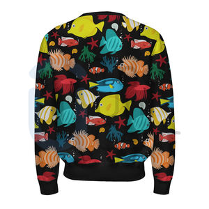 เสื้อสเวตเชิ้ตแขนยาวทรงหลวมสำหรับผู้ชาย พิมพ์ลายโลโก้แบบพัฟฟ์ คอกลม สีพื้น ใส่ได้ทั้งชายและหญิง ทรงปกติ เหมาะสำหรับฤดูหนาว - Product Image 4