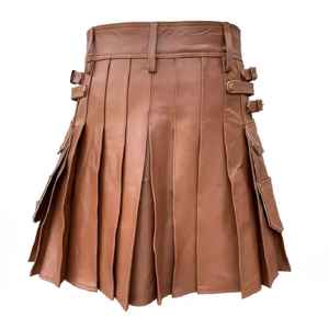 OEM venta al por mayor de alta calidad al mejor precio de cuero tartán Kilts para hombres por encargo Highland Men Tartan Kits para la venta - Product Image 3