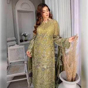 Nouveaux styles uniques femmes indiennes pakistanaises prêtes à l'emploi mode élégante robe pakistanaise vente chaude costumes prêts à l'emploi - Product Image 6