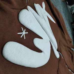 Sweat à capuche imprimé bouffant pour hommes taille personnalisée nouvel arrivage 100% coton brodé Technics hommes femmes tarif de gros - Product Image 3