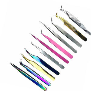 Pinzas de Acero Inoxidable para Extensión de Pestañas, Color Rosa, Personalizadas 2026, Rectas, para Volumen y Calidad - Product Image 5