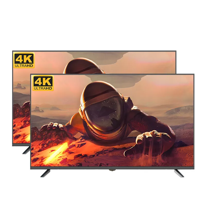 저렴한 가격 평면 스크린 32 43 50 55 65 85 인치 벽걸이 수직 LED LCD TV 4K 화면 스마트 텔레비전 FHD TV 가정용