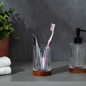 Porte-brosse à dents de qualité supérieure pour les salles de bains des hôtels et des bureaux Porte-brosse à dents artisanal pour une organisation élégante de l'évier - Product Image 4