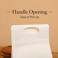 Sacs personnalisés avec logo, sacs en papier kraft composite de haute qualité, imperméables, résistants à la graisse, pour l'emballage alimentaire du pain, des en-cas, des grains de café