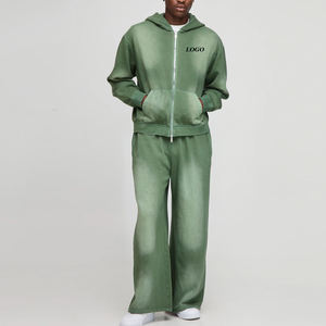 ชุดวอร์มพร้อมแจ็คเก็ตซิป กระเป๋าหน้า ดีไซน์สีพื้น ทนทาน ชุดวอร์มวิ่งสำหรับผู้ชายที่ดีที่สุด ปี 2026 ชุดกีฬาผู้ชายทันสมัยล่าสุด - Product Image 1