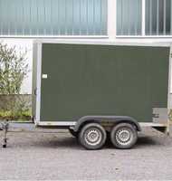 Remorque fermée à essieu simple WM Meyer WM C100 pour le transport de marchandises