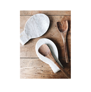 Diferentes diseños cuchara de mármol blanco resto utensilios de cocina redondos con venta producto personalizar embalaje - Product Image 6