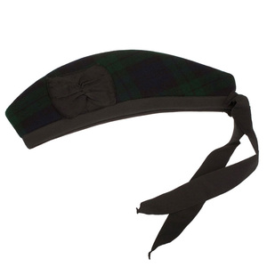 Casquettes Glengarry en laine mélangée offrant une structure chaleureuse et une distinction pour les événements, les festivals et les cérémonies. - Product Image 3