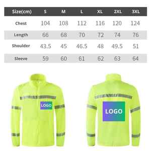 Unisex Lightweight Long Sleeve ANSI UV-Protected Outdoor Work <b>Jacket</b> Vest Custom Logo Reflective Sun-Proof <b>High</b> Zipper - Product Image 6