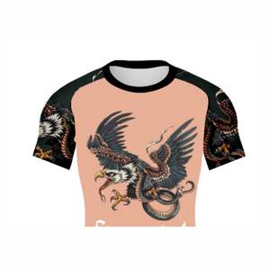 Vêtements de sport d'horreur effrayant pour hommes séchage rapide respirant anti-UV Rash Guard Vente en gros - Product Image 4