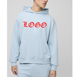 Sudadera con Capucha para Hombre 2025, de Alta Calidad, 100% Algodón, Gruesa, con Cierre, Personalizable, Económica, Talla Grande - Product Image 3