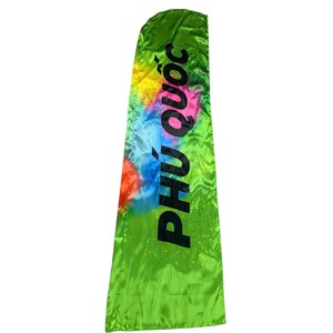Bandera de Pluma Huaqin Technology, Azul, Poliéster, Impresión Digital, Duradera, Promocional, ATF01, Estilo Bandera, para Deportes y Juegos - Product Image 6