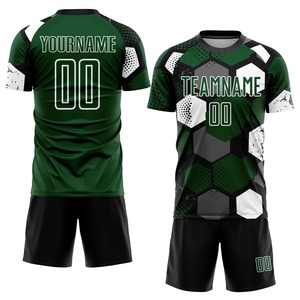 Uniforme de fútbol sublimado completo para hombres y mujeres Impresión de logotipo Ropa de equipo juvenil Nombre impreso Número Conjuntos de uniformes de fútbol - Product Image 1