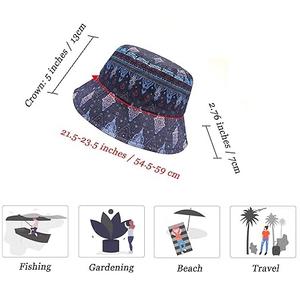 หมวกทรงถังทรงกลมสไตล์แฟชั่นสำหรับฤดูร้อนกลางแจ้งหมวกลำลองปรับแต่งได้ทุกเพศดีไซน์ปักพิมพ์ลายล่าสุด - Product Image 2