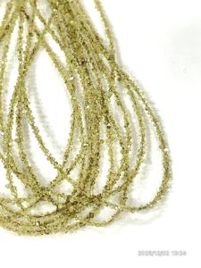 Cuentas de Cuarzo Herkimar con Recubrimiento de Diamante, Color Amarillo Miel Claro Natural, Calidad AAA, Tamaño 2-3 mm - Product Image 5