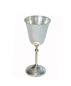 Brass <b>Wine</b> <b>Goblet</b> Cup Glass Perfect <b>Wine</b> Gift Great for Metal Moscow Mules 100% Pure Brass with Beautiful Design - Product Image 1