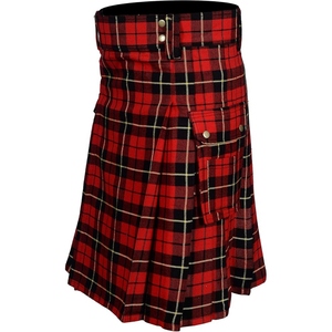Kilt traditionnel écossais 100% acrylique Highland Scottish Drum Major Kilt - Product Image 1