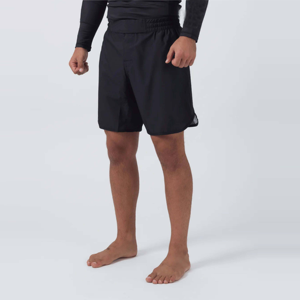 Short d'entraînement athlétique léger et respirant pour hommes fermeture à la taille élastique motif solide style décontracté pour la salle de sport et les sports de course à pied - Product Image 4